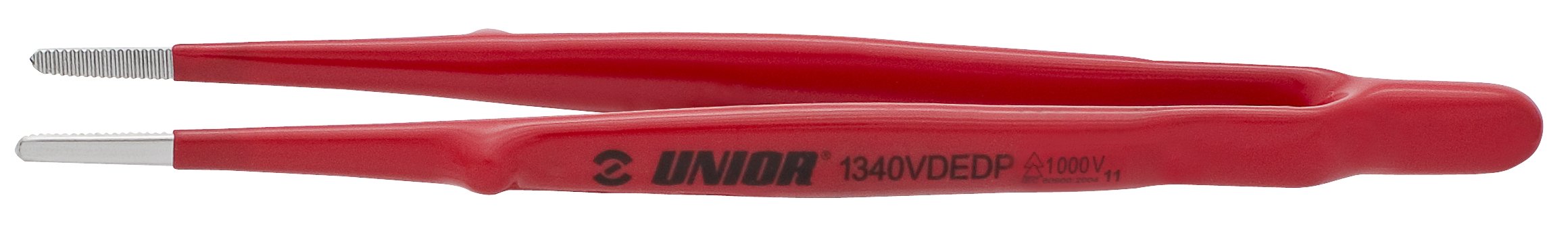 Unior 1340VDEDP 616847 VDE Tweezers Straight Pointed 150 mm Black