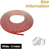 Yontree PVC Quadrant Trim 3m Self Adhesive Flexible Moulding Beading 9mm view 2