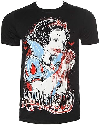 Juzd parties like a rockstar at atelier Herren/Men's New Years Day Band 3 Fashion T-Shirts Short Sleeve Kurzarm: Amazon.de: Bekleidung