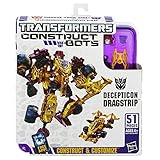 Transformers Construct-Bots Elite Class Decepticon Dragstrip Buildable Action Figure