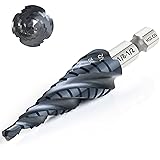 Matework M35 Cobalt Step Drill Bit, Four Spiral