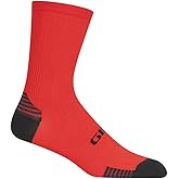 Giro HRc+ Grip Adult Unisex Cycling Socks - Bright Red (2021), X-Large
