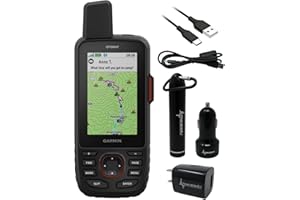 Wearable4U - Garmin GPSMAP 67i Rugged GPS Hiking Premium Handheld, 3in Display with Power Pack Bundle