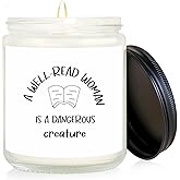 Book Lover Gifts, Book Lover Candle, Bookish Candles for Women Her, Club Christmas Gifts for Readers Librarians Bookworm - Reading Candle