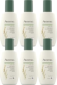 Aveeno Daily Moisturizing Body Wash, Travel Size, 2 Fluid Ounce (Pack of 6)