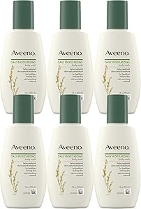 Aveeno Daily Moisturizing Body Wash, Travel Size, 2 Fluid Ounce (Pack of 6)