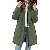 VXVGER Women's Thicken Puffer Coat Winter Warm Fleece Quilted Jacket Padded Parka Coat with Removable Hood