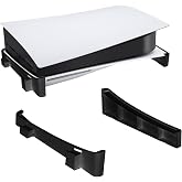Mcbazel Horizontal Stand for Standard PS5 Stable Base Stand for 2020 PlayStation 5 Disc and Digital Editions (Black) - Secure Fit, Easy Installation (Not Compatible with PS5 Slim/Pro)
