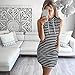 START 2016 Women Summer Casual Gray Sleeveless Hoody Dress