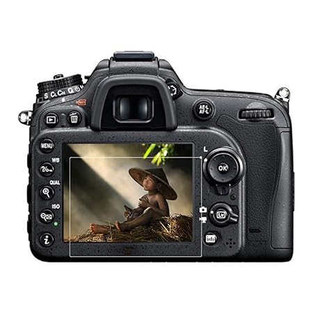 Zinniaya Protector de Vidrio Templado para Nikon D3100 D3200 D3300 ...