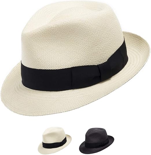 snap brim panama hat
