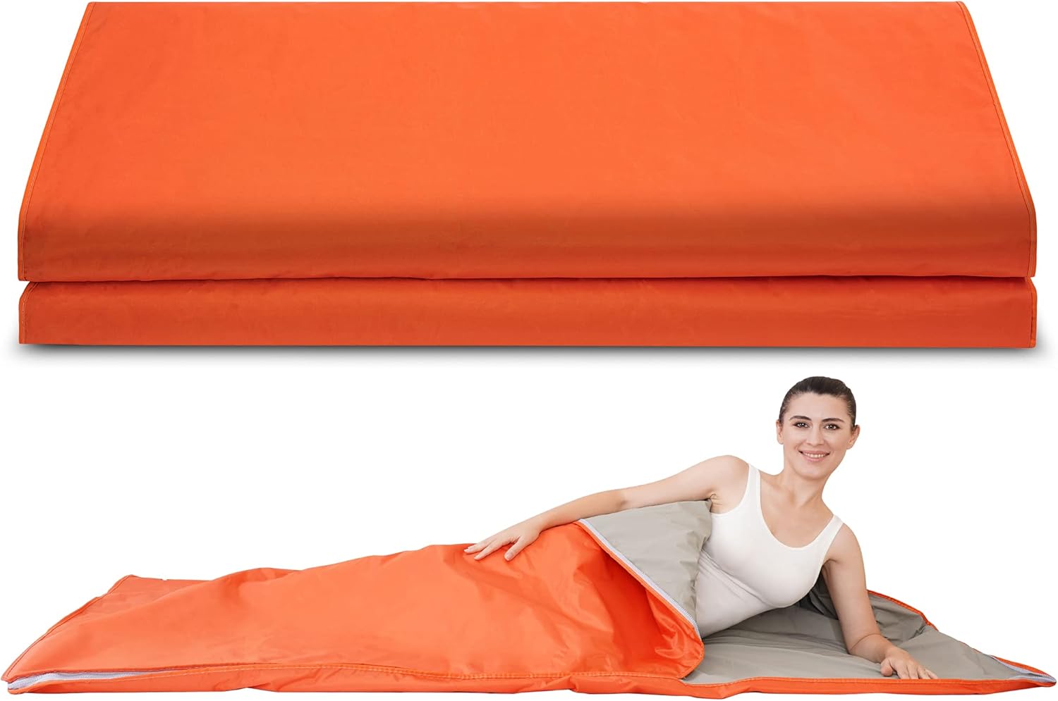 Verniflloga Sauna Blanket Infrared,78″ /39″ Length, Personal Sauna