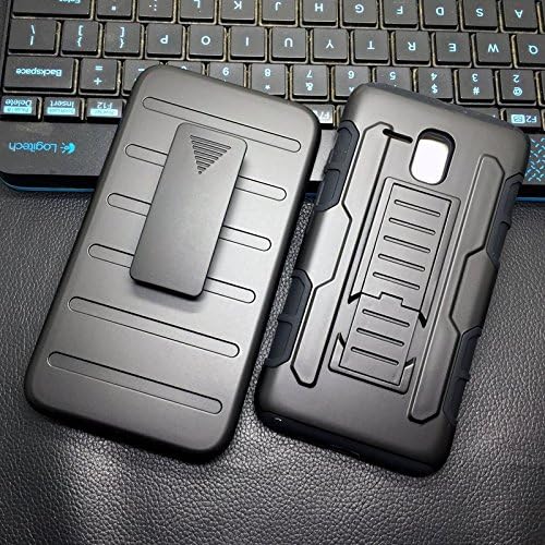 Alcatel OT5025 Case, FRKJ Black Advanced Armor Hard Hybrid Military Case Cover For Alcatel One Touch Pop 3 5.5 5025D 5025 OT5025D OT5025