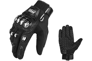 DEFLIFE Motorcycle Gloves Air Flow Steel Knuckle Touchscreen BMX MX ATV MTB Motocross Dirt Bike Racing Downhill Tactical Gloves