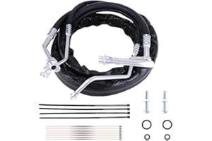 Hiolpen C68100 Rear Aux AC Lines Hoses Compatible with 2012-2019 for Dodge Caravan/Grand Caravan and 2012-2016 for Chrysler T
