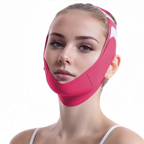 Red Line Mask ROWMATE Chin Up Mask V Shaped Face Mask Jaw Exerciser Graphene V-Line ...