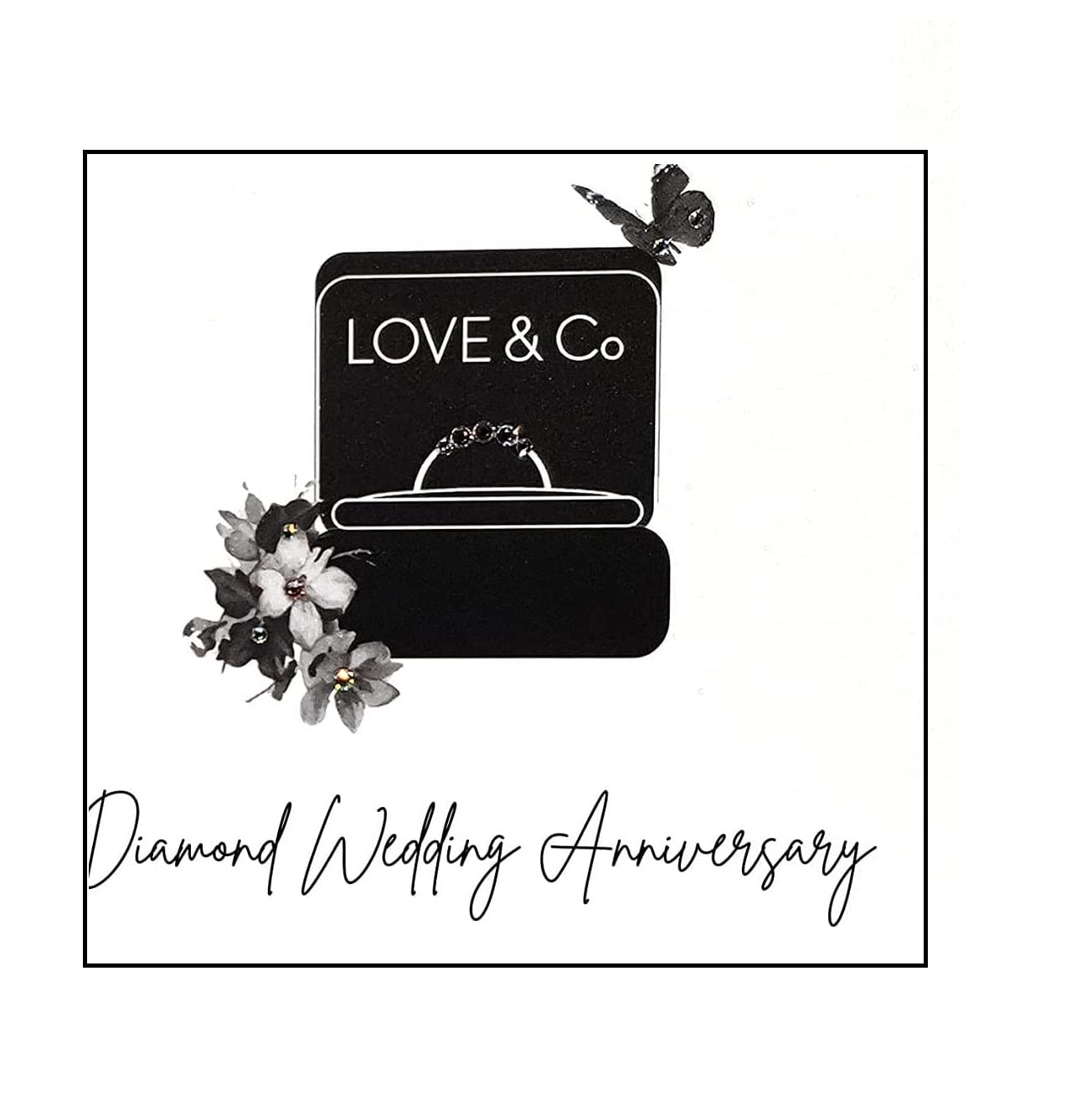 Five Dollar Shake Diamond Wedding Anniversary - Quality handmade Greeting card (SR45)