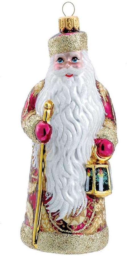 David Strand Kurt Adler Russian Santa Ornament, 6.1-Inch