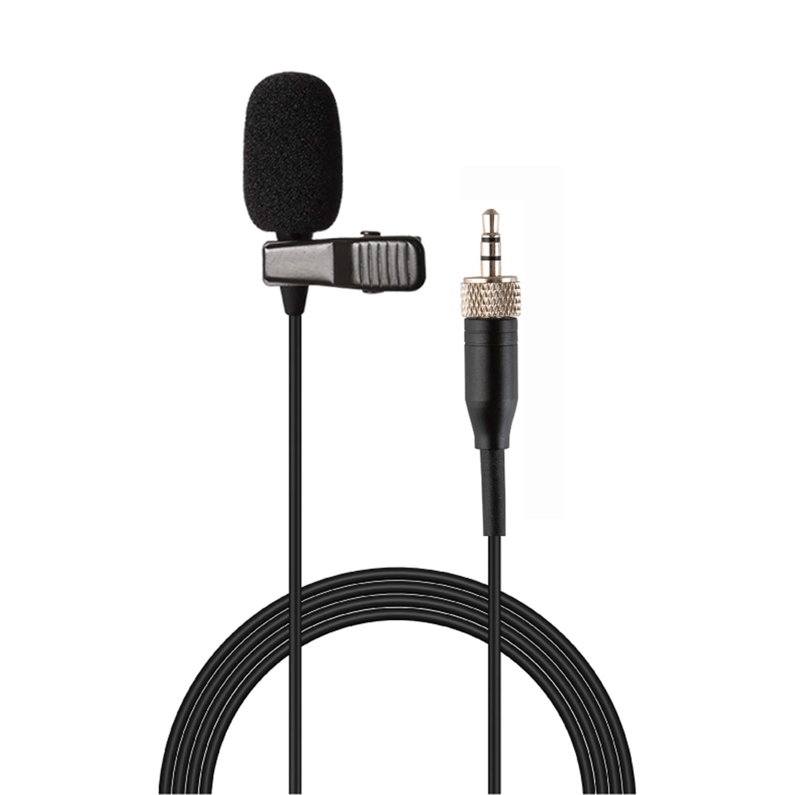 Sujeetec Lavalier Microphone Lapel Microphone Compatible with Sennheiser Wireless Transmitter - Unidirectional Condenser Mic – 3.5mm Screw Lock Plug — image 1