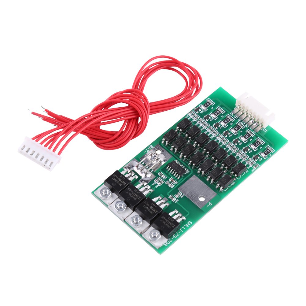 7S Board 24V 20A Lithium Battery Board Module with Balancing Function, Green - Image 5