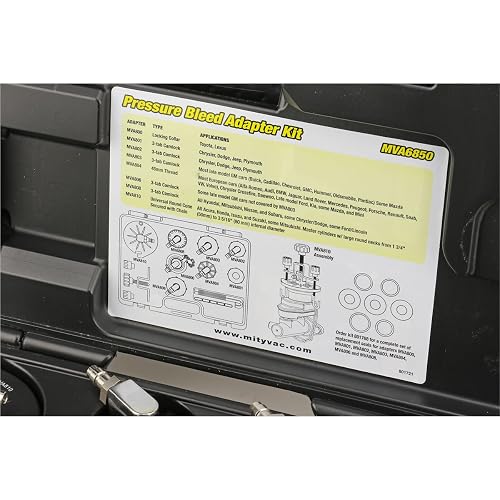 thumbnail image 2 of Mityvac MV6840 One-Person Brake & Clutch Bleeding System Kit With Master Cylinder Adapters 2 of 6