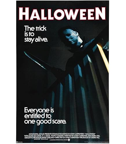 Michael Myers Halloween 映画キャンバスポスター6枚セット Michael Myers Halloween 映画キャンバスポスター6枚セット