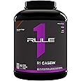 Rule One Proteins Casein - 25g Slow-Release Protein from Premium Micellar Casein for Sustained Amino Acid Delivery, Helps Keep Muscles Fed Overnight for Recovery (4 Pounds*, Chocolate Fudge)
