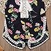 2 Style Infant Baby Girls Lace Fringes Tassels Sleeveless Backless Floral Romper (0-6 M, Blue)