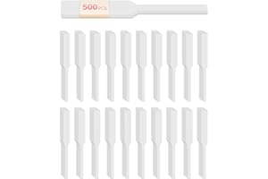 DUSKEEP 500 Pieces Perfume Tester Strips, Disposable Fragrance Test Strips, Pure White and Strong Absorbent, Fragrance Blotter Strips, Scent Strips, for Fragrances Essential Oils Spice
