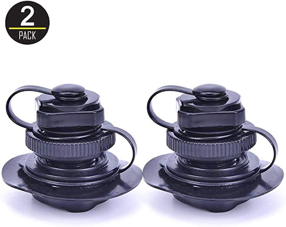 YaBland Inflatable Valve Replacement Air Valve Raft Air Valve with Spiral Cap Rib Screw Air Plug&Cap,Twist Lock for Intex/jilong Boats/bestway/Kayak Airbeds Boats Rubber Dinghy Pools Durable