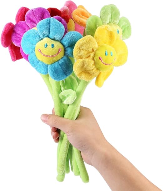 flores de peluche