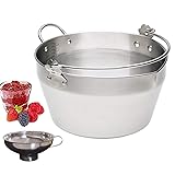 Large Maslin Pan Jam Making Pot with Stainless