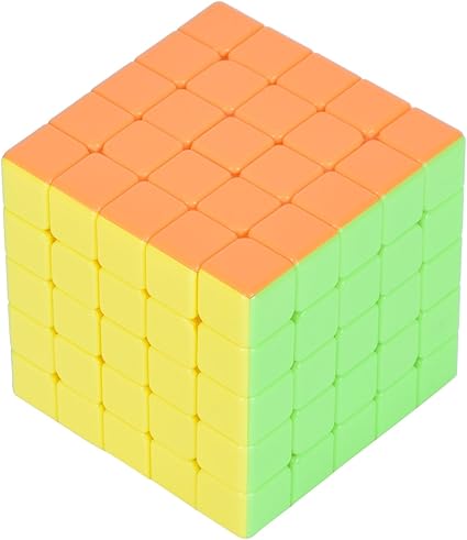 Smartcraft Premium Sticker Less Speed Cube 5X5X5 Rubiks Cube Puzzle (Train Your Brain)