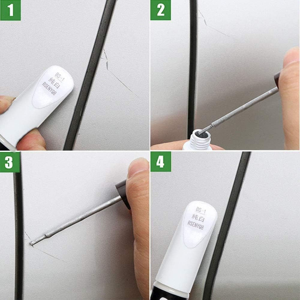 CELTD UK DIY Car Clear Scratch Remover Touch Up Pens Auto Paint Repair Pen Brush WHITE