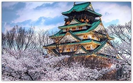 Amazon Com Osaka Castle Japanese Castle Osaka Japan Furniture Decorations Magnet Fridge Magnets Kitchen Dining