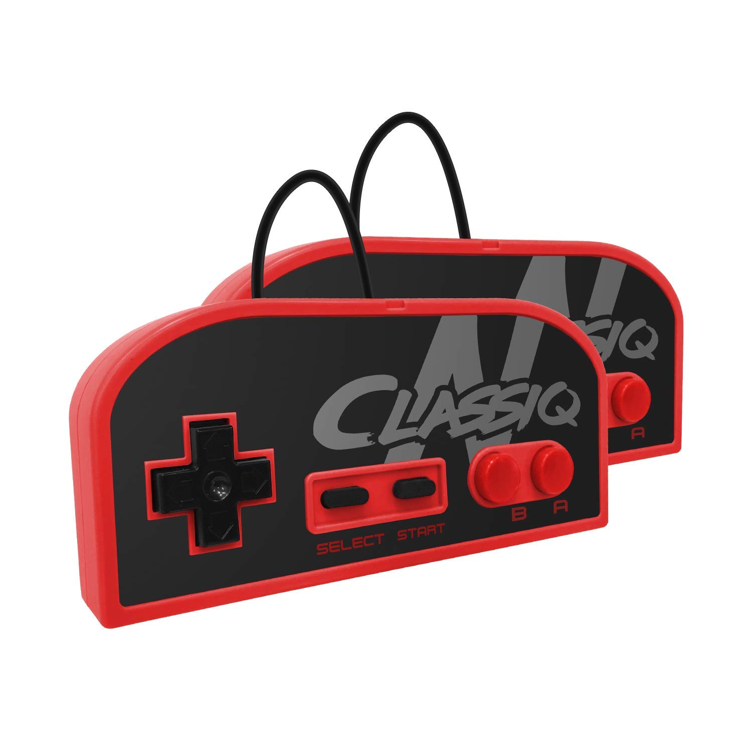 Old Skool CLASSIQ N Console Compatible with NES - Black/Red Clone System: Video Games