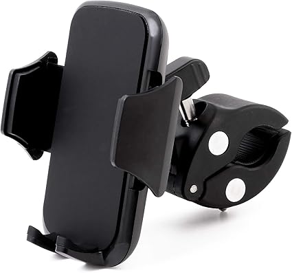Amazon Co Jp Hyr 21年 最新版 バイク スマホホルダー 自転車 携帯 固定用 360度回転 ワンタッチオープン 落下防止 片手操作 脱着簡単 携帯ホルダー 家電 カメラ