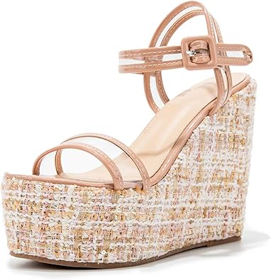 ladies platform wedges