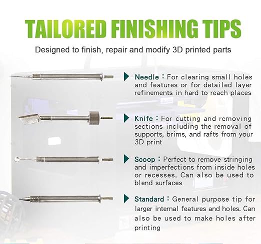 Amazon Com Pro S Kit Si 169u 3d Printing Finishing Tool Includes 4 Tips Usb Powered Industrial Scientific