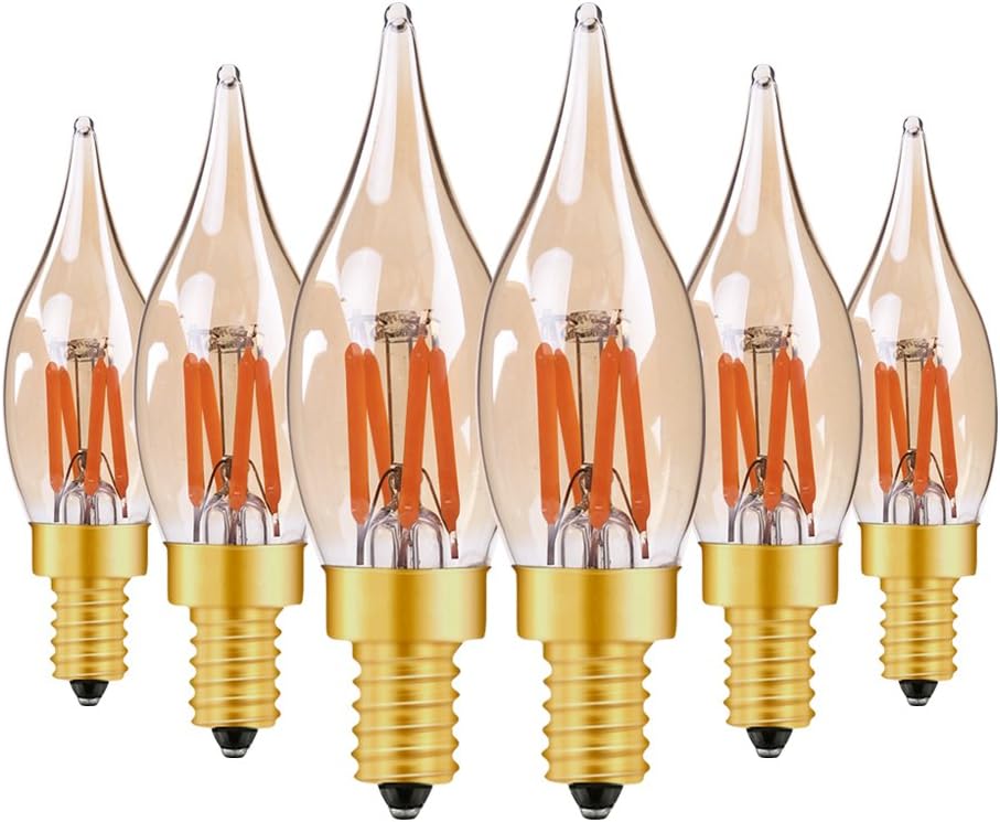c22T edison candle bulbs