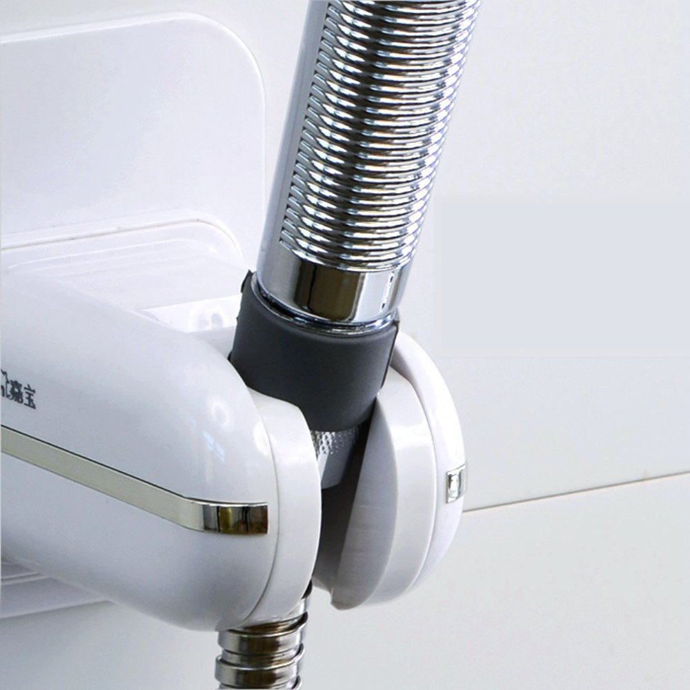 Gaoyu Adjustable Handheld Shower Head Holder Bracket, Plastic Bathroom