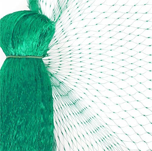 TopGreen Bird Netting 13-Feet by 33-Feet Green Protective Netting Pond Net Protects Fruit Trees Gardens Vineyard