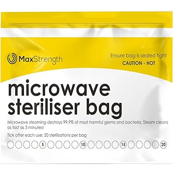 Bolsas de Esterilizador de Microondas Paquete de 20pc Premium de ...