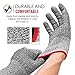 Nuovoware Cut Resistant Gloves, High Performance Food Grade Level 5 Protection Gloves for Home & Kitchen Work Safety, Hands Protector, EN388 Certified, 1 Pair(Medium Size)