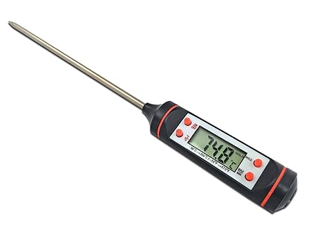 R-tek (DEVICE) Digital LCD Cooking Food Meat Probe Kitchen Bbq Temperature Test Pen, Thermometer -Multicolour