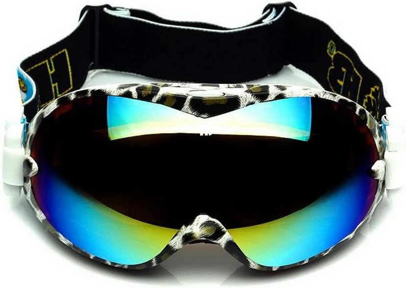 leopard print ski goggles