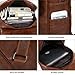 VBG VBIGER Mens PU Leather Backpack Vintage Laptop Backpack School Bookbag