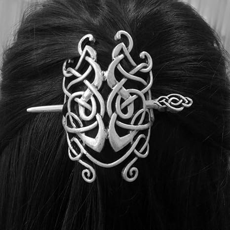 Women Girls Celtic Hair Clips Hairpins Viking Vintage Hair Sticks
