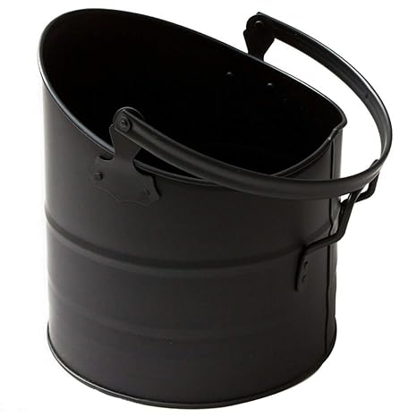 Abaseen Heavy Duty Steel Fireplace Coal Fireside Fire Log Bucket