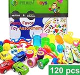 IP I Premium 120 Pcs Toy Assortment, Party Favors for Kids, Bulk Toys, Pinata Filler, Goodie Bag Fillers, Treasure Box, Prizes for Classroom, Christmas, Carnival and Birthday. for Boys and Girls